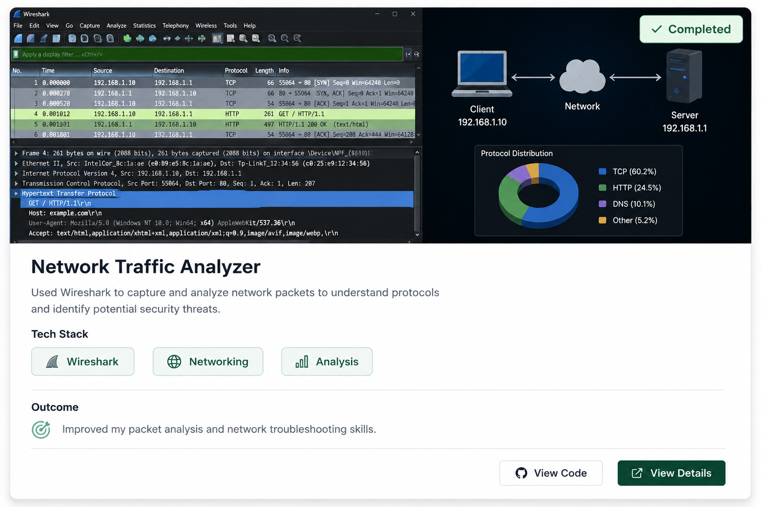 Network Traffic Analyzer